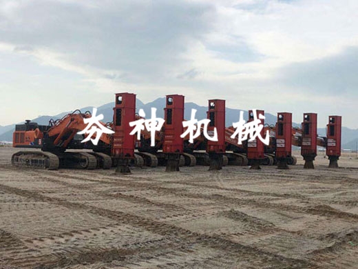 HC系列高速液壓夯實機(jī)案例